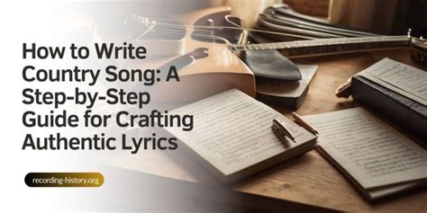 how to write country music: finding the right chords and lyrics